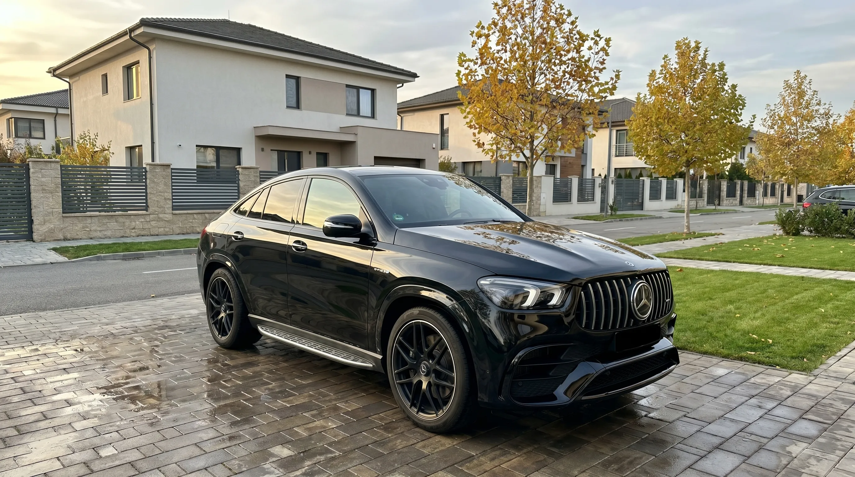 Mercedes GLE AMG negru lucios după detailing exterior KRP Luxe Detail